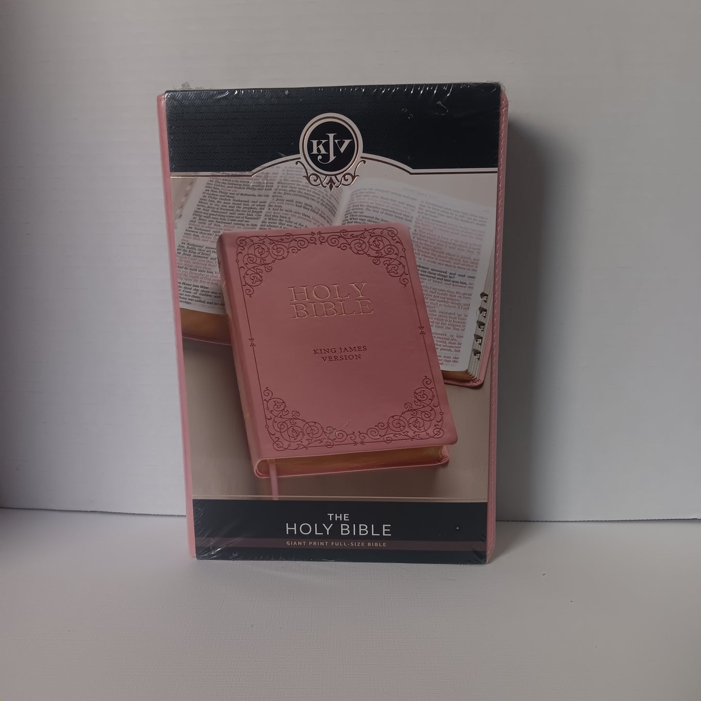 Ladies - KJV Giant Print Bible w/Index - Pink