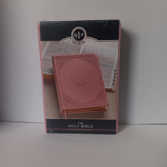 Ladies - KJV Giant Print Bible w/Index - Pink