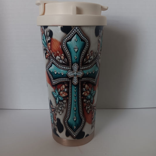 Gift Mug - Turq Cross