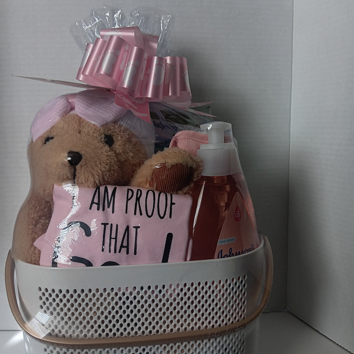 Baby Basket - Girl - I Am Proof God Answers Prayers