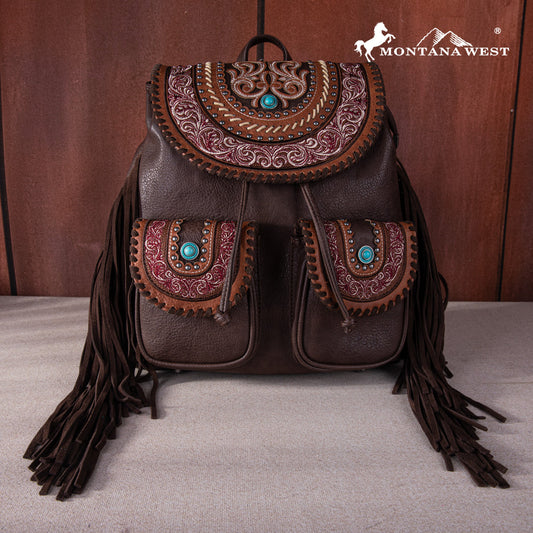 Accessories  - Western Backpack Coffee